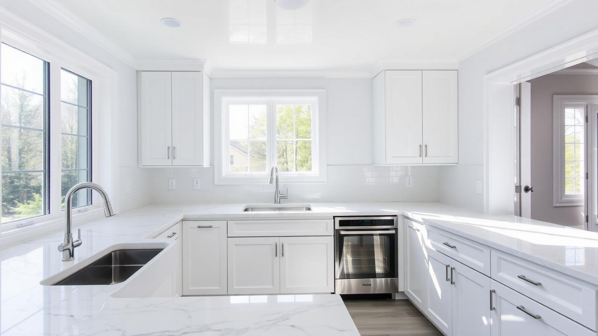 A freshly cleaned kitchen in a Saint Cloud home